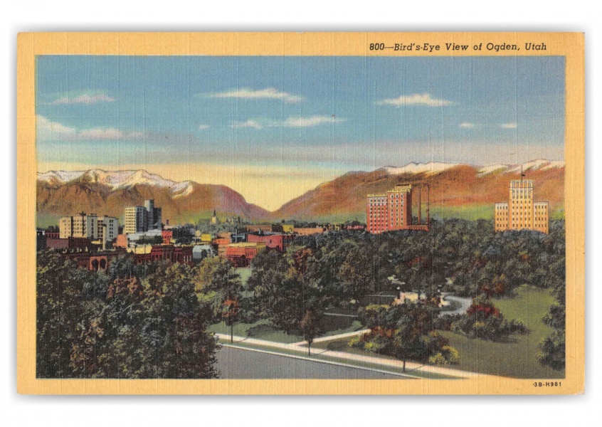 Ogden Utah Birds Eye View