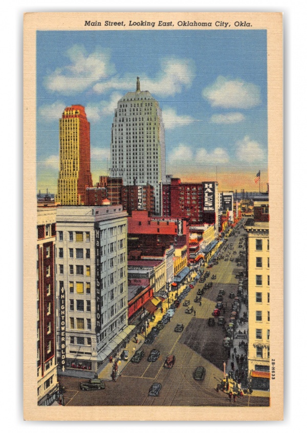 Oklahoma City, Oklahoma, Main Street looking east