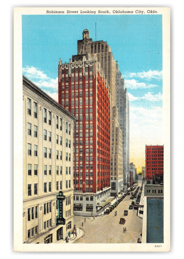 Oklahoma City, Oklahoma, Robinson Street looking south