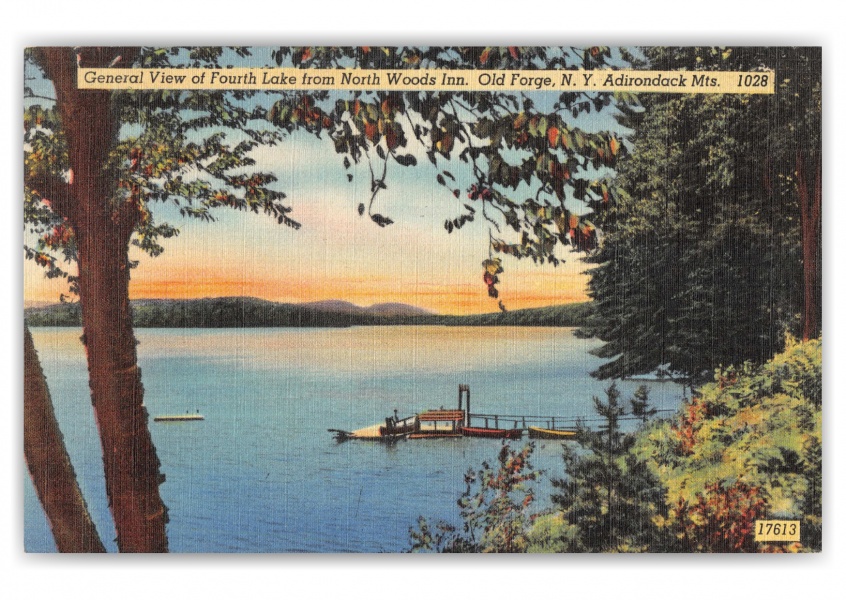 Old Forge, new York, Fourth Lake General View