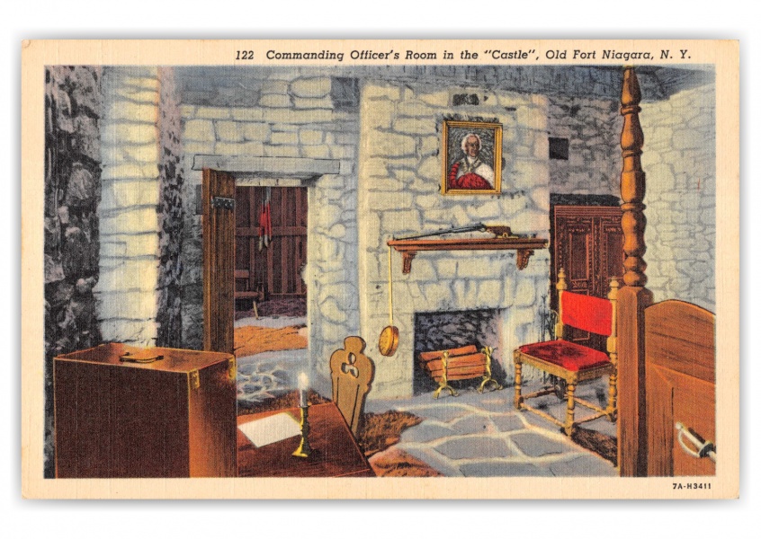 Old Fort Niagara, New York, Commanding Officer's Room in the Castle