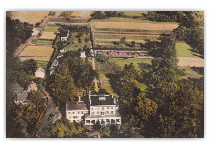 Old Lyme, Connecticut, Boxwood Manor aerial view