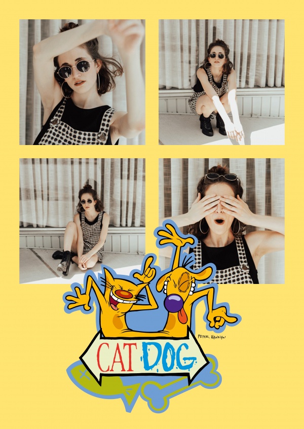 Postkarte CatDog