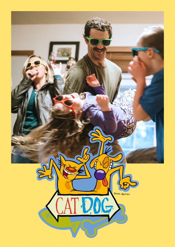 Postkarte CatDog