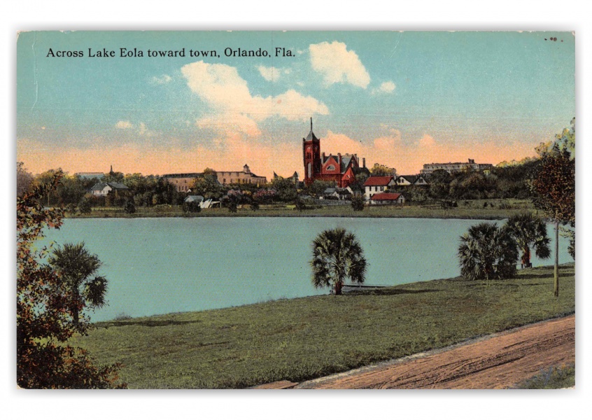 Orlando Florida Across Lake Eola