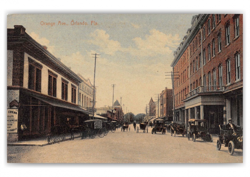 Orlando Florida Orange Avenue Street Scene