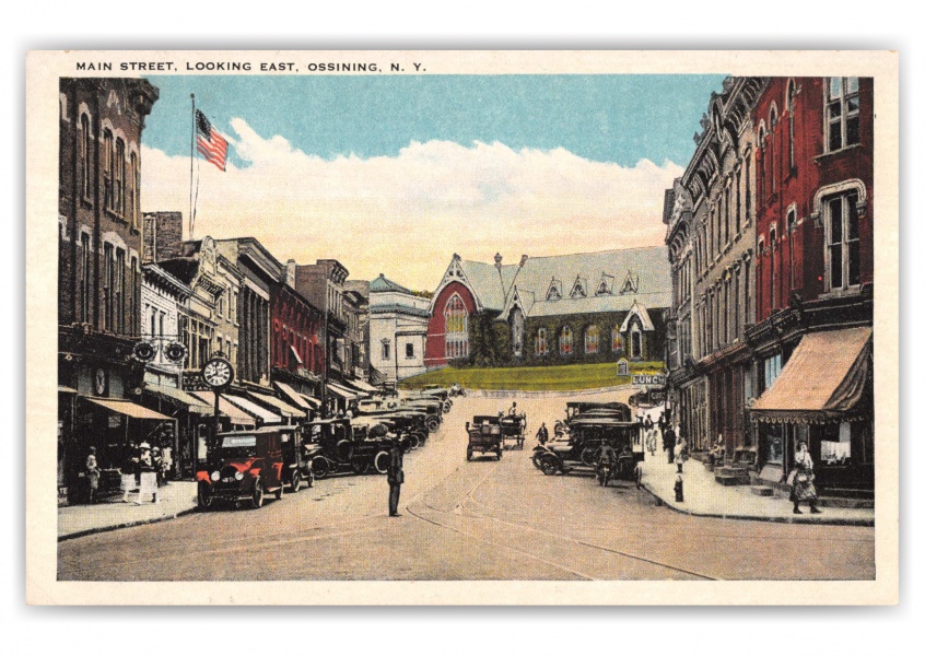 Ossining, New York, Main Street looking east