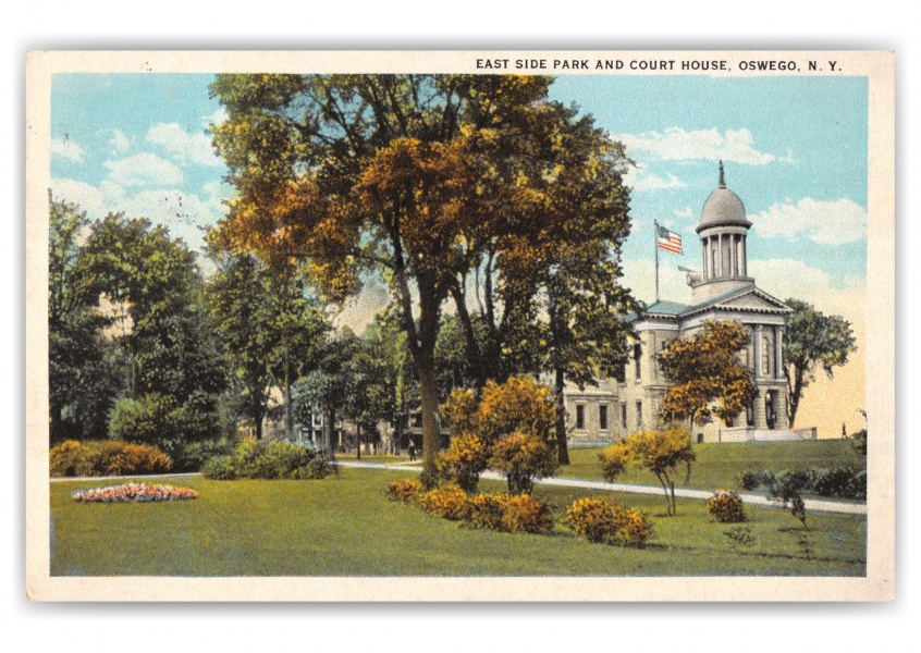 Oswego, New York, East Side Park and Court House