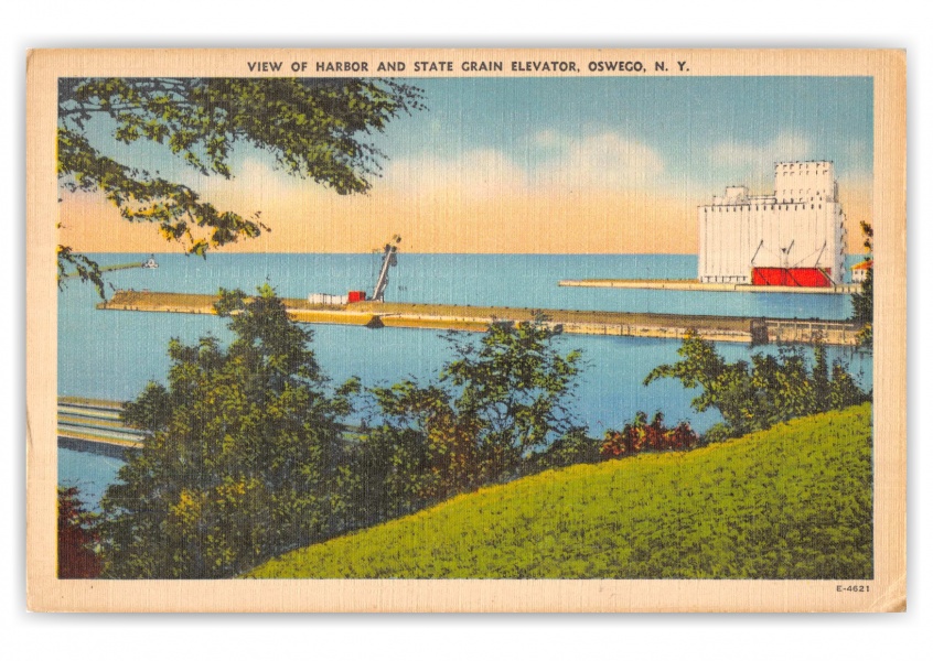 Oswego, New York, Harbor and State Grain Elevator