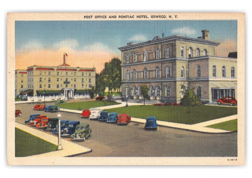 Oswego, New York, Post Office and Pontiac Hotel