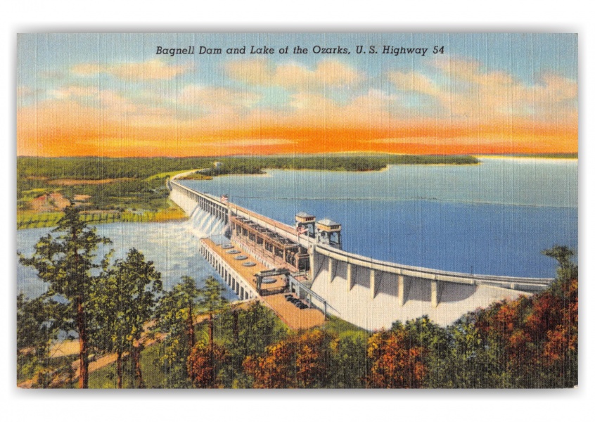 Ozark, Missouri, Bagnell Dam and Lake