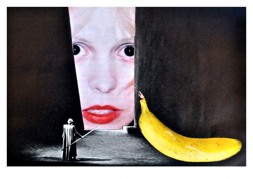 Collage von Belrost mit Banane