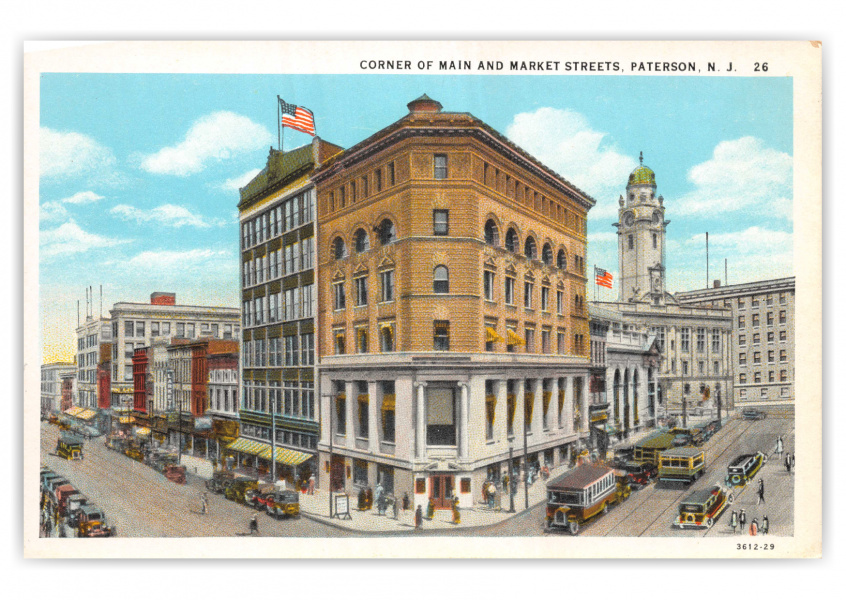 Paterson, New jersey, Corner of Main and Market 