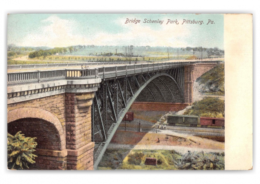 Pittsburgh Pennsylvania Bridge Schenley Park