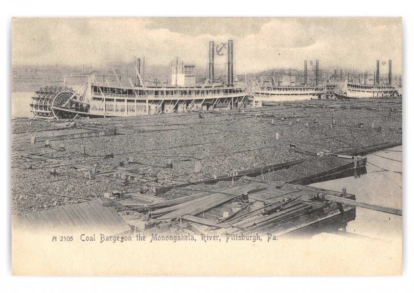 Pittsburgh, Pennsylvania, Coal Bargeson