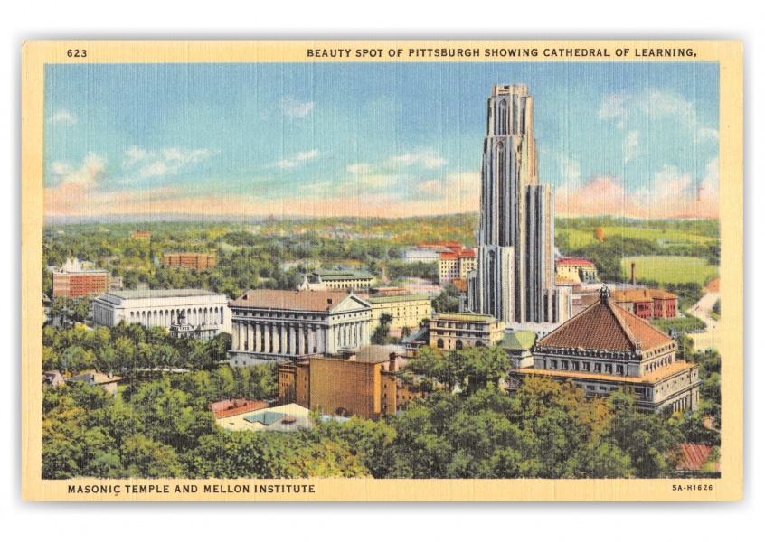 Pittsburgh, Pennsylvania, Masonic Temple and Mellon Institute