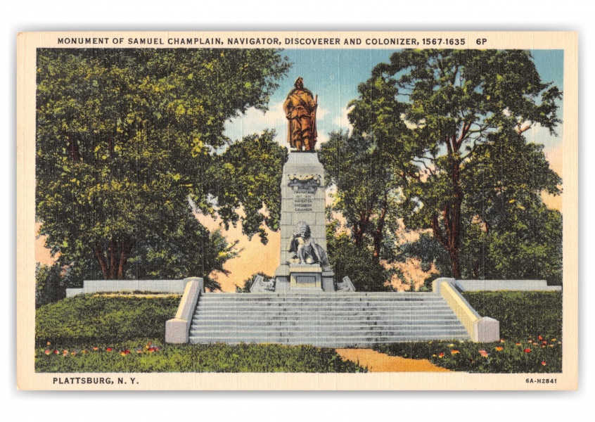 Plattsburg, New York, Monument of Samuel Champlain
