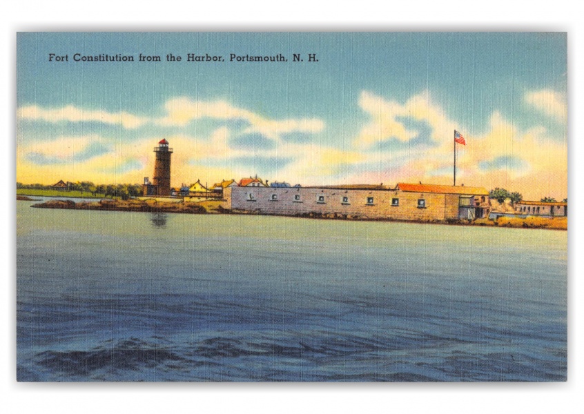 Portsmouth, New Hampshire, Fort Constitution from the Harbor