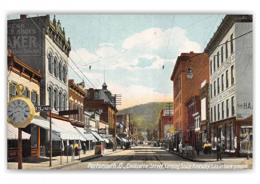 Portsmouth, Ohio, Chillicothe Street looking South