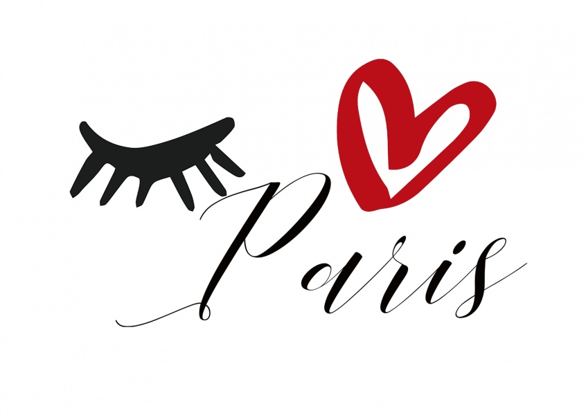 ilustración de los Ojos-amor en París