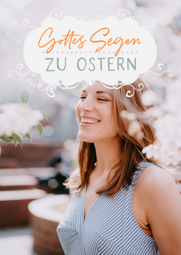 SegensArt Postkarte Gottes Segen zu Ostern