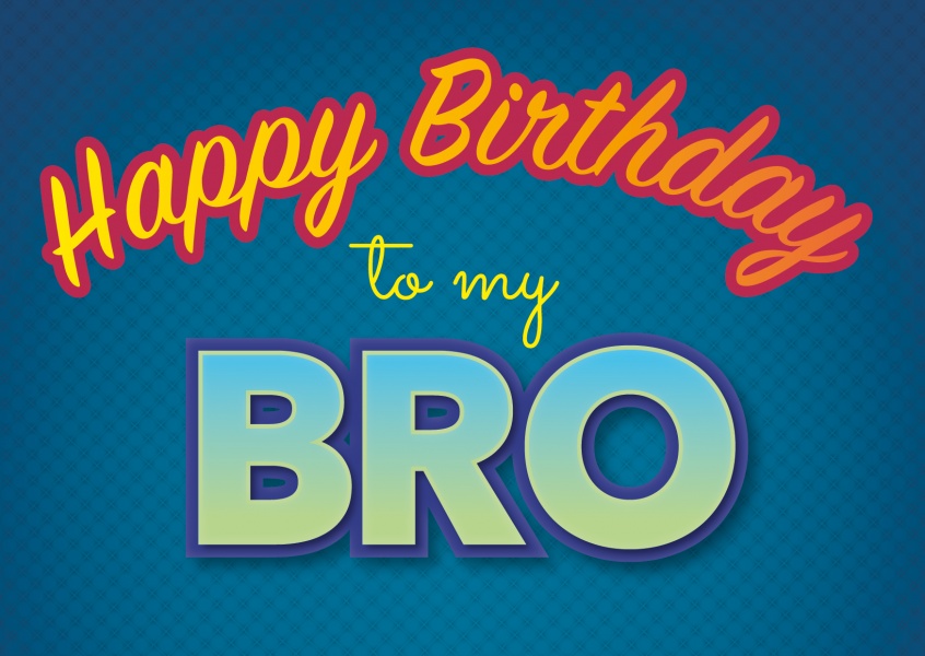 happy birthday to my bro postkarten layout