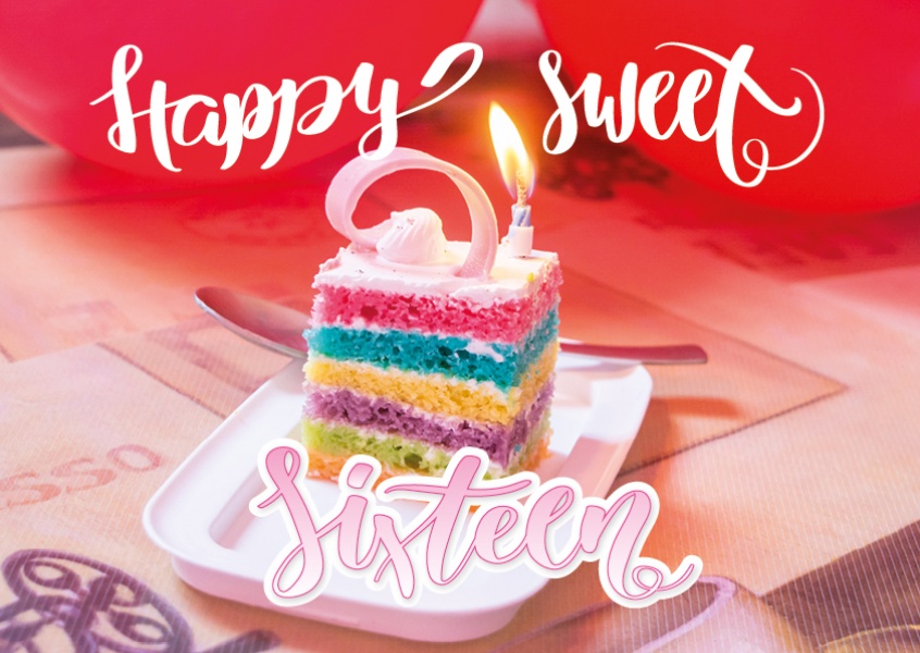 Sweet sixteen süßes zum Geburtstag