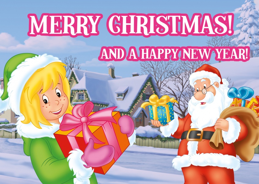 Bibi Blocksberg Design Merry Christmas and a Happy New Year