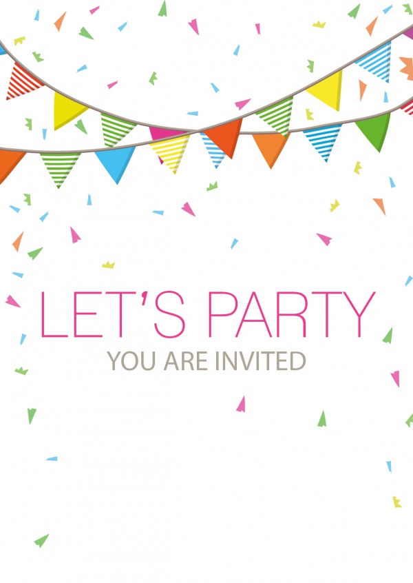 Let S Party Einladungskarten Spruche Echte Postkarten Online Versenden