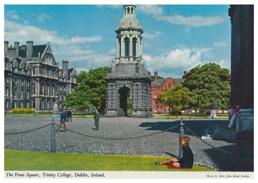 The John Hinde Archive Foto The Front Square, Trinity College, Dublin, Ireland