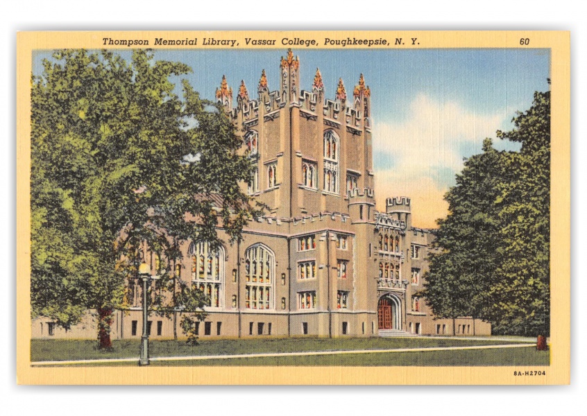 Poughkeepsie, New York, Thompson Memorial Library, Vassar College ...