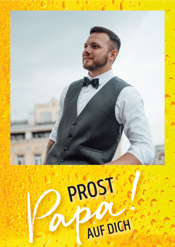 GREETING ARTS Prost Papa auf Dich