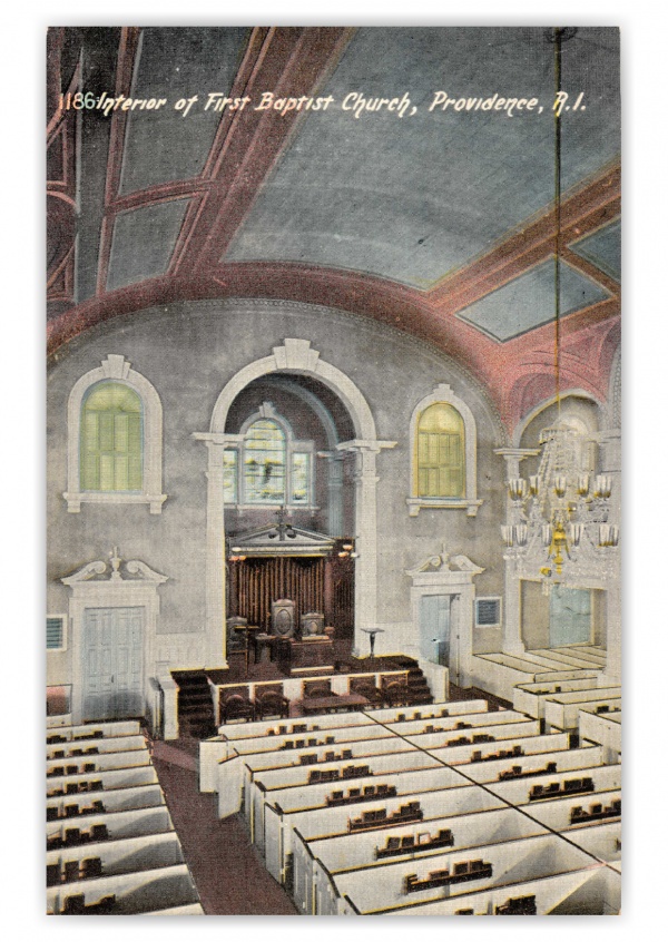 Providence, Rhode Island, Interior of First baptist Church