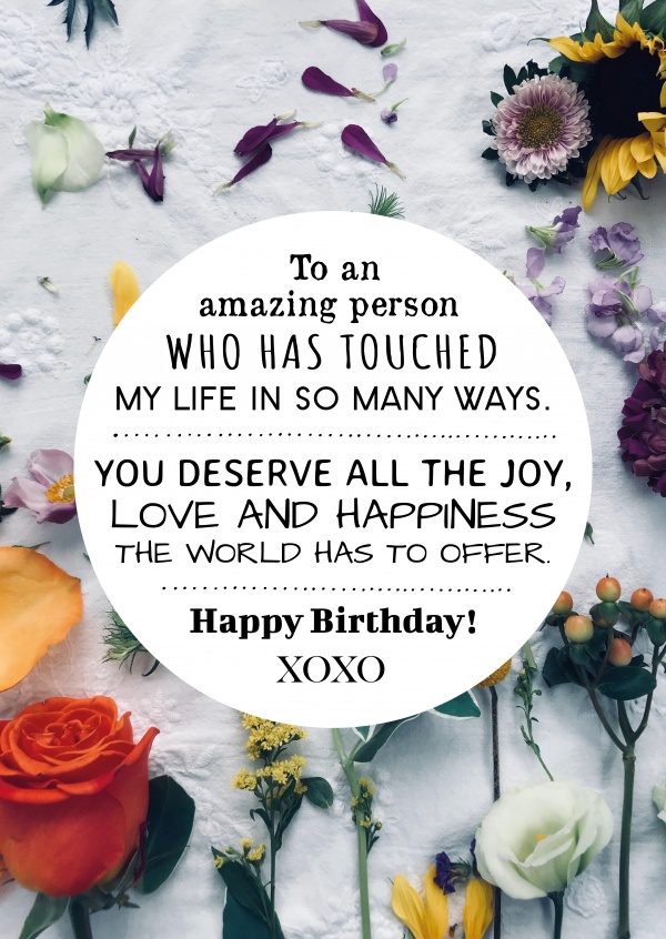 Happy Birthday you amazing human, Birthday Cards & Quotes