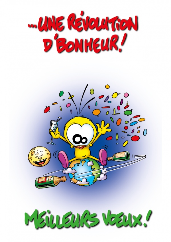 Le Piaf cartoon Une Revolutie D'Bonheur