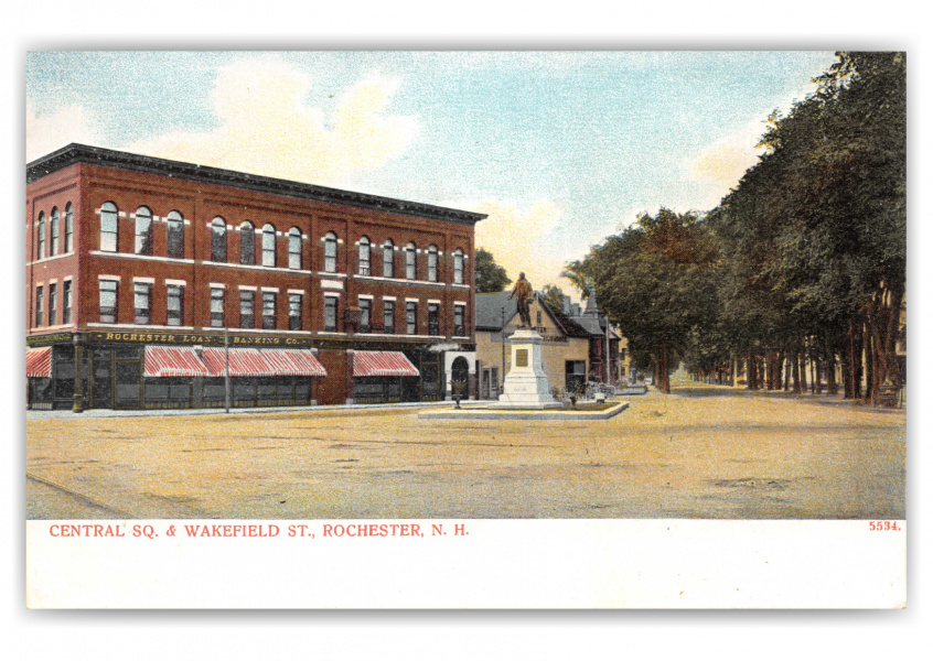 Rochester, New Hampshire, Central Square and Wakefield Street