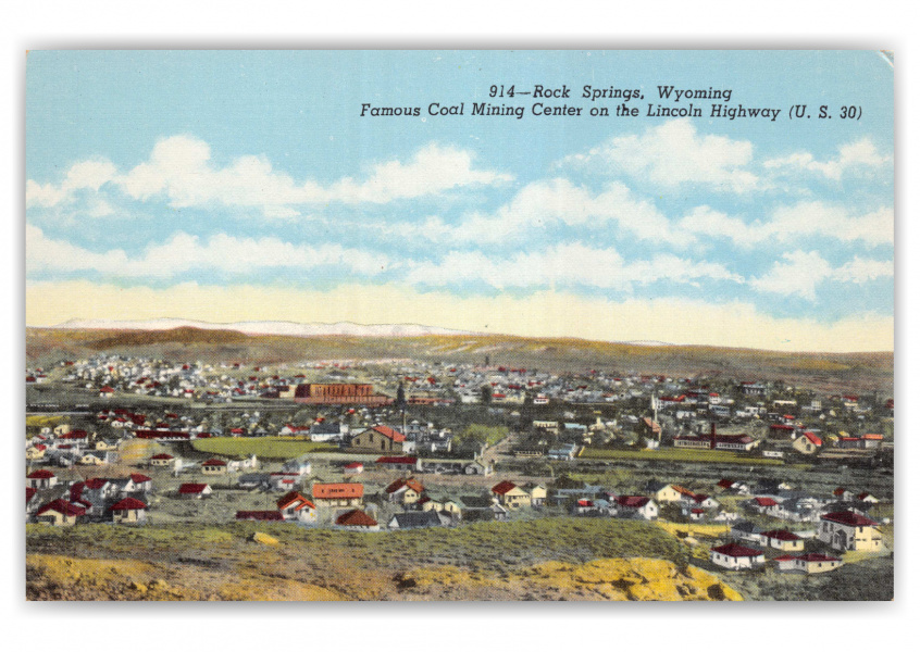 Rock Springs, Wyoming, Coal Mining Center on Lincoln Highway