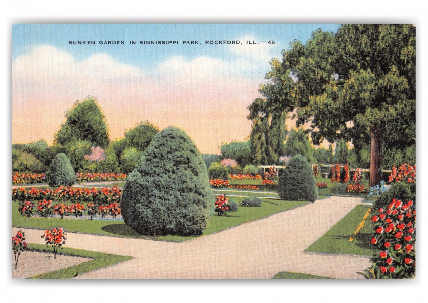 Rockford, Illinois, Sunken Garden in Sinnissippi Park
