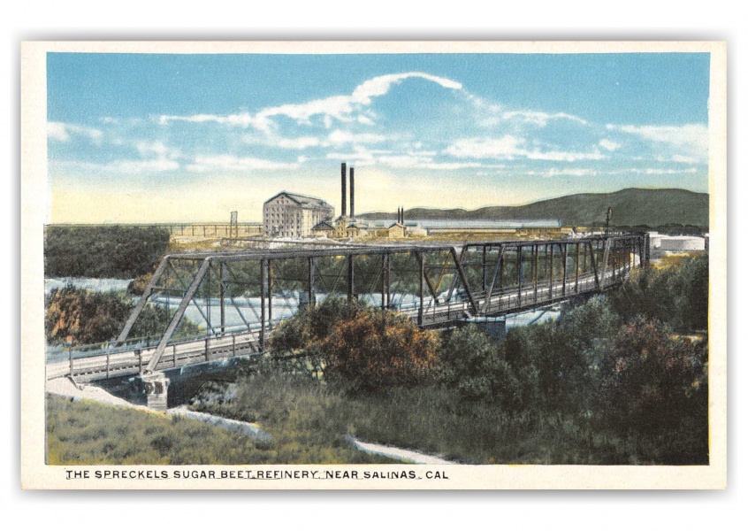 Salinas, California, the Speckels Sugar Beet Refinery