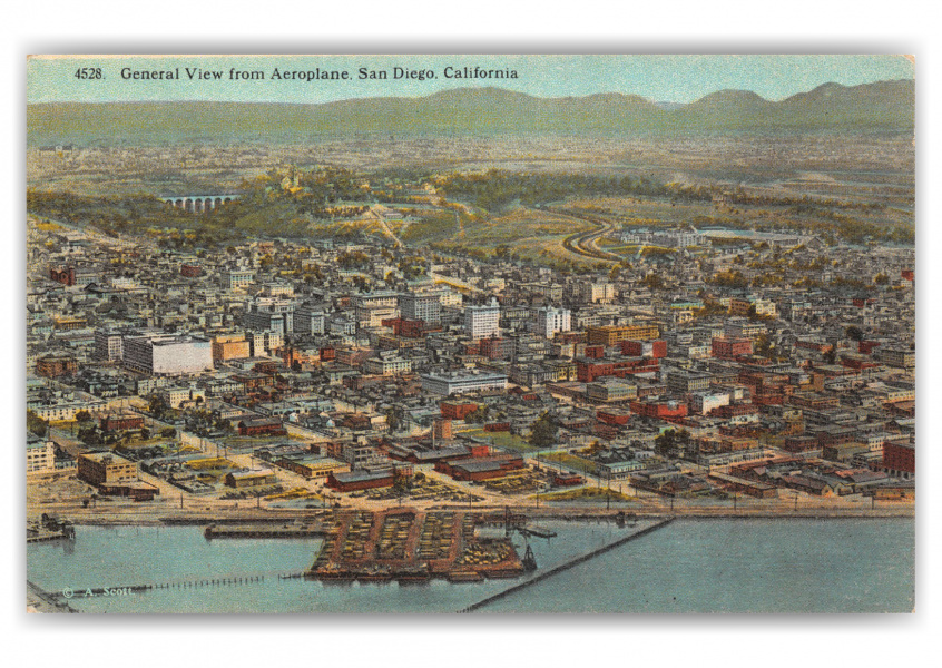 San Diego, California, general view of town