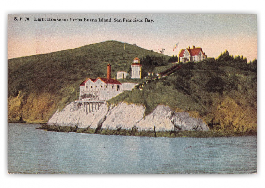 San Francisco Bay California Yerba Buena Island Lighthouse