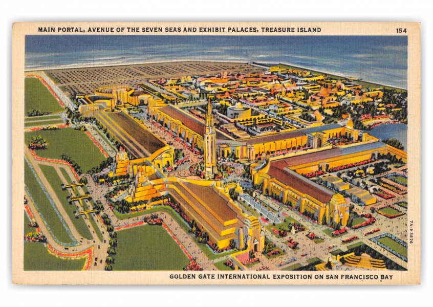 San Francisco California Golden Gate Expo Treasure Island