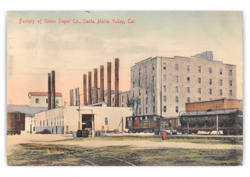 Santa Maria Valley California Union Sugar Co Factory