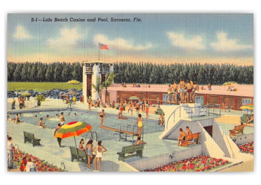 Sarasota, Florida, Lido Beach Casino and Pool