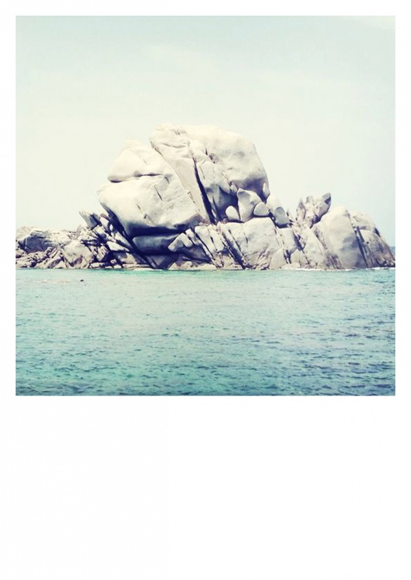 rocks in the ocean