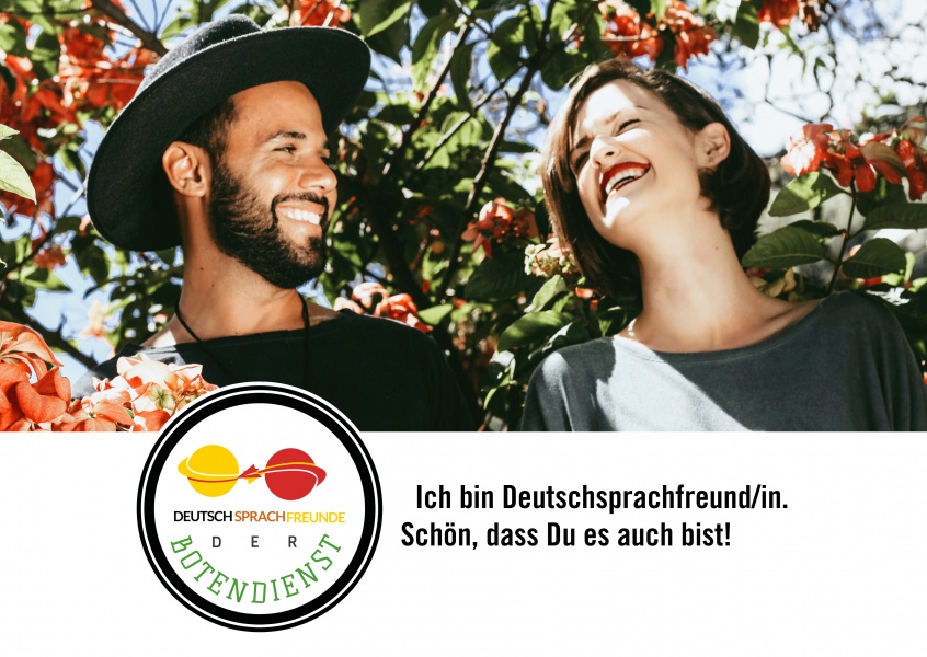 ansichtkaart Deutschsprachfreunde