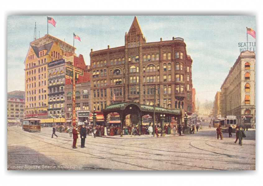 Seattle, Washington, Pioneer Sqaure