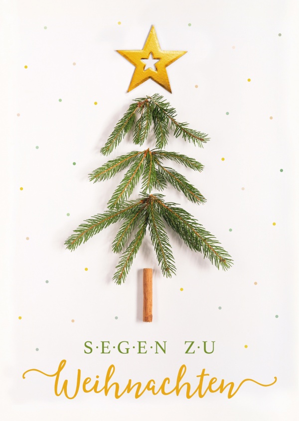 SegensArt Postkarte Segen zu Weihnachten