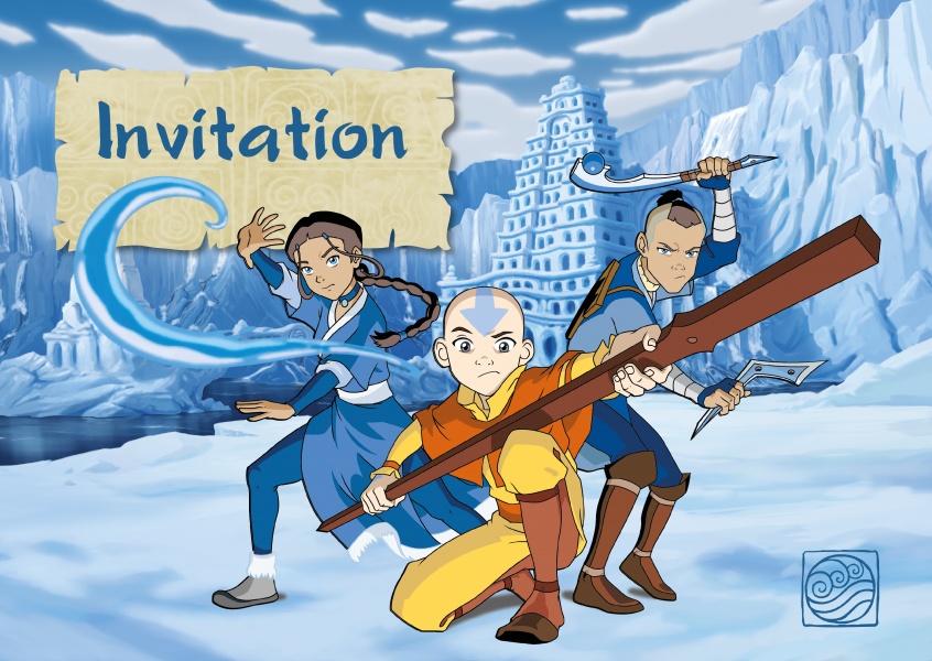 AVATAR The Last Airbender  Thank you  Kids Cards  Send real postcards  online