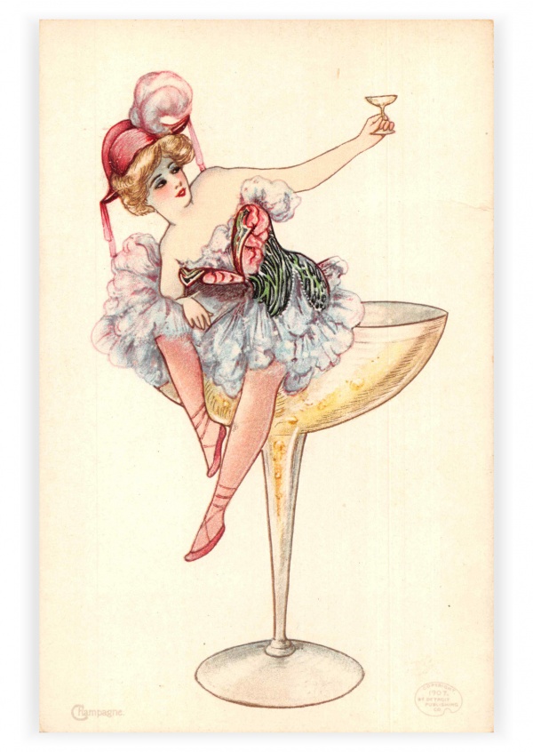 Mary L. Martin Ltd. vintage greeting card Valentines Day